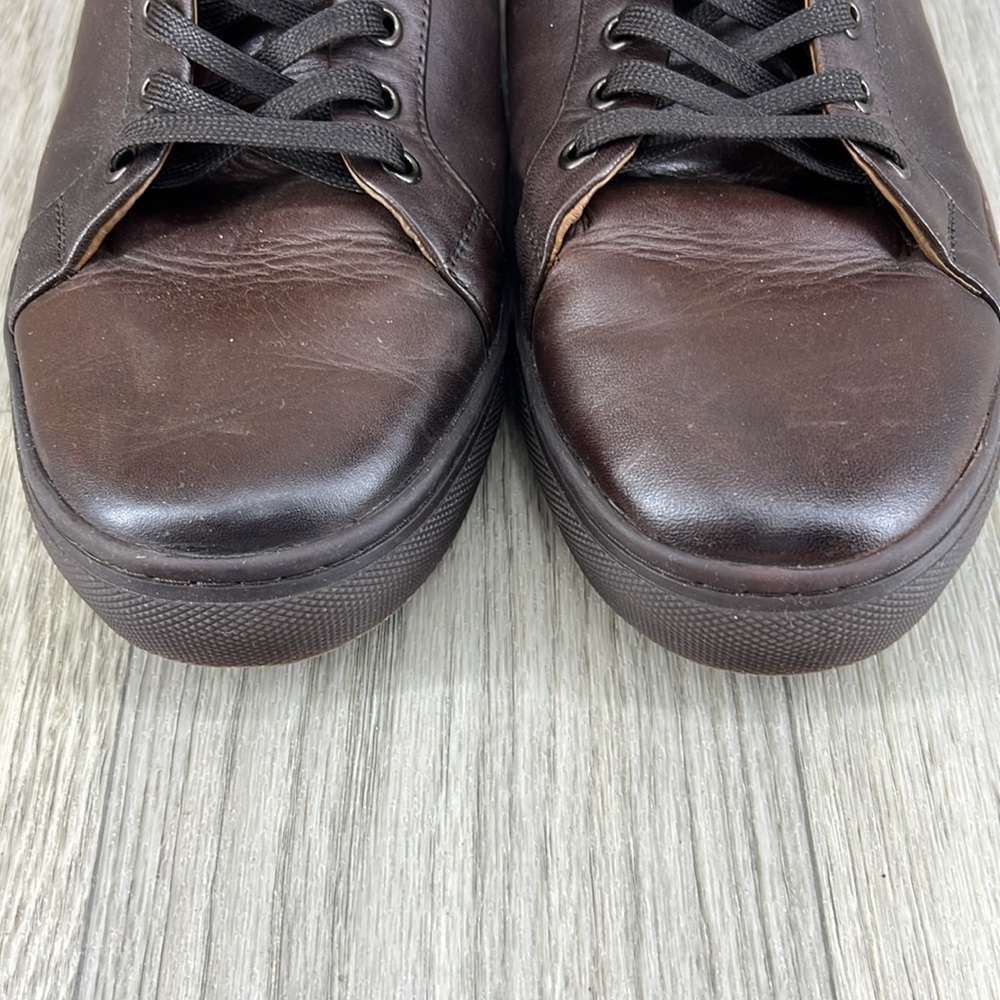 Thursday Boot Company Brown Leather Sneakers - Picture 3 of 10